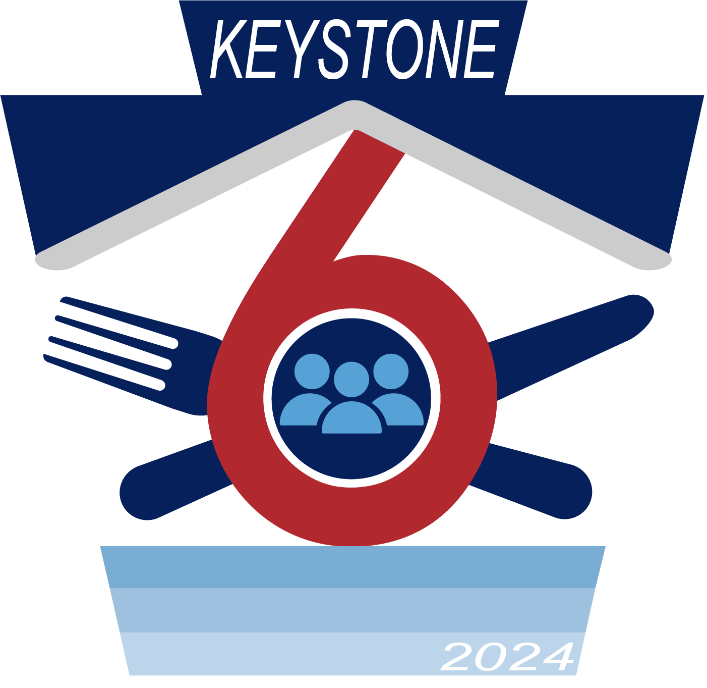 logo for 2024 Keystone 6 National Mass Care Exercise