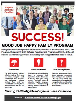 Good Job Happy Family Flyer